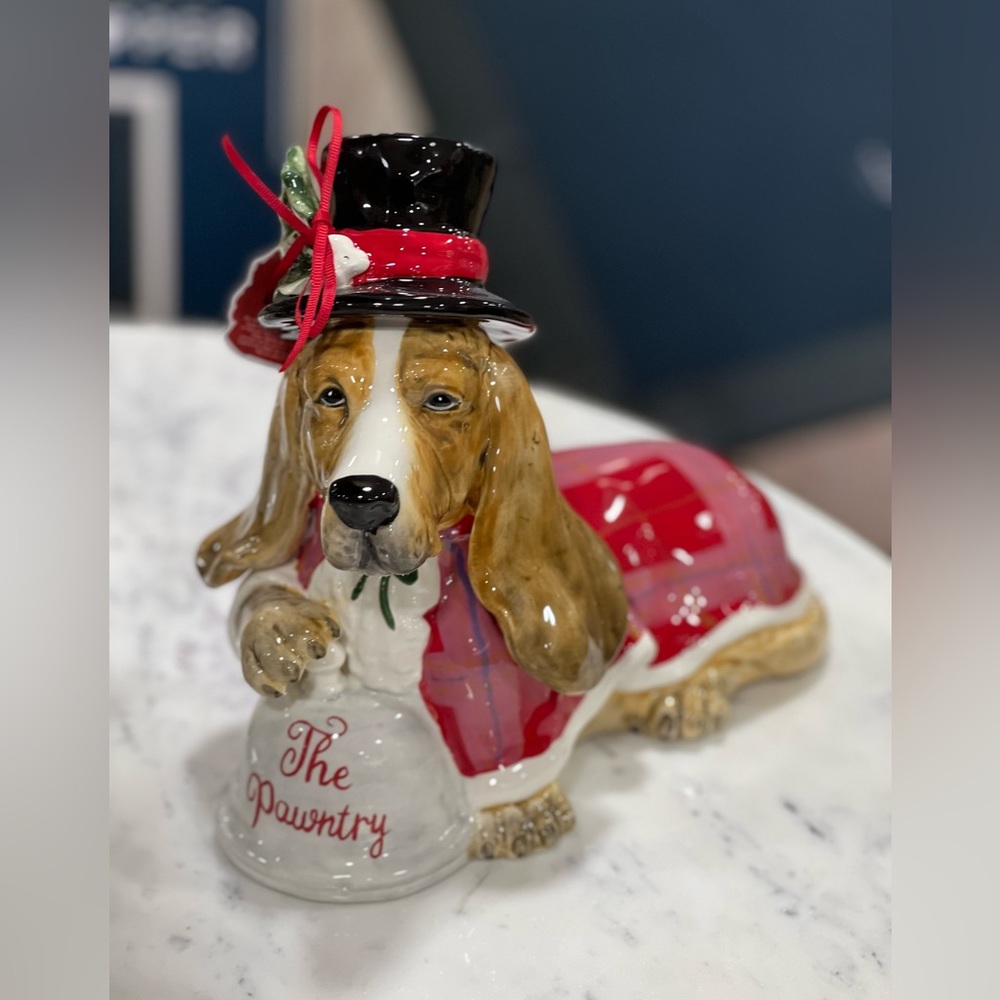 Blue sky dog christmas